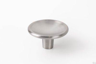 Pomo para mueble Disc 38 Níquel Cepillado