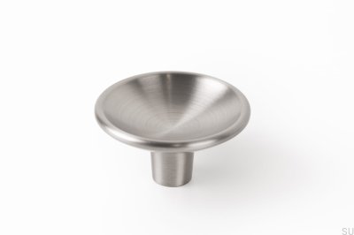 Pomo para mueble Disc 50 Níquel Cepillado
