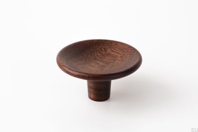 Pomo para Mueble Disc 38 Madera Nogal