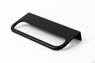Tirador para mueble borde de mueble Rim Metal Black Mat
