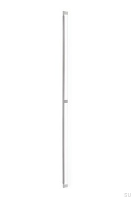 Tirador para mueble Arpa 1178, aluminio, plateado, cepillado