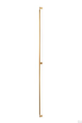 Tirador para mueble Arpa 1178, aluminio, dorado, cepillado