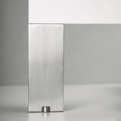 Pata para mueble Fonda 150 Plata cepillada