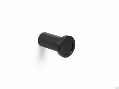 Colgador de Pared Redondo Aluminio Negro Eco