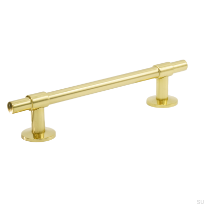 Tirador para mueble alargado Uniform 128 Latón