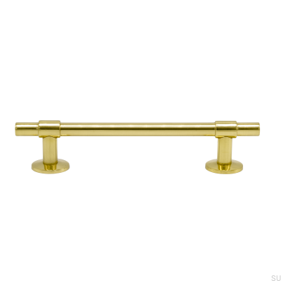 Tirador para mueble alargado Uniform 128 Latón