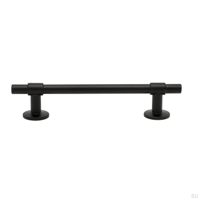 Tirador para mueble alargado Uniform 128 Metal Negro Mate