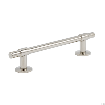 Tirador para mueble alargado Uniform 128 Latón Niquelado