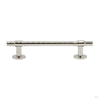 Tirador para mueble alargado Uniform 128 Latón Niquelado