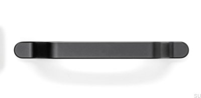 Tirador para mueble alargado Belt 160 Metal Negro Mate