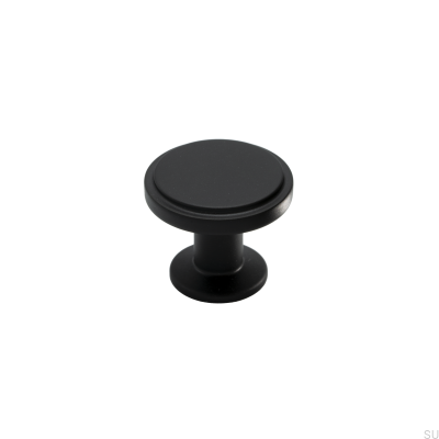 Pomo para mueble Uno Metal Negro Mate