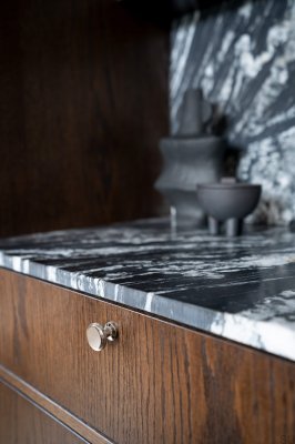 Pomo para mueble Uno Latón Niquelado