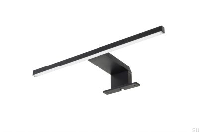 Lámpara de baño encima del espejo Aplique LED Jot D-M 305 mm Negro