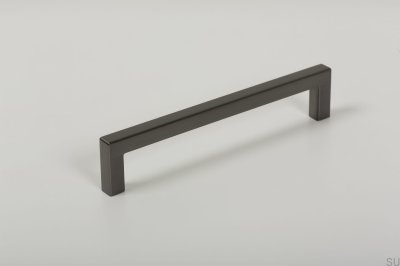 Tirador para mueble alargado U 0056 128 Gris Metal Cepillado