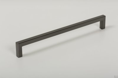Tirador para mueble alargado U 0056 192 Gris Metal Cepillado