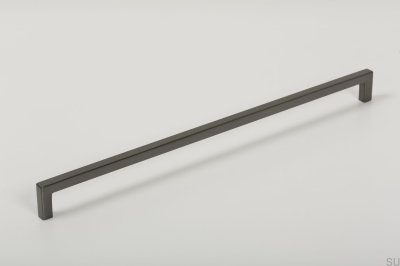 Tirador para mueble alargado U 0056 320 Gris Metal Cepillado