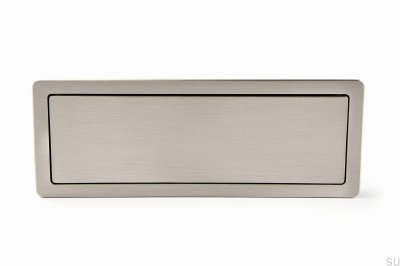 Tirador para mueble empotrado Raso 32 Niquel cepillado