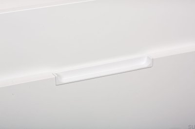 Tirador para mueble empotrable Hide 90 Metal Blanco