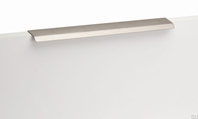 Tirador para mueble Curve 64 Aluminio Plata canto cepillado