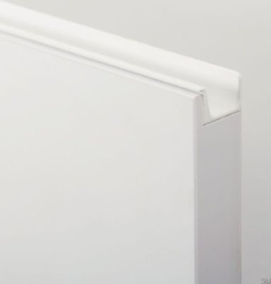 Tirador para mueble Edge Jey2 1197 Aluminio Blanco Mate