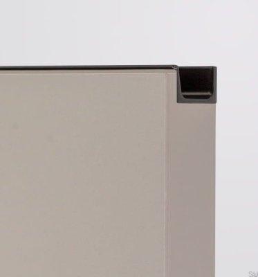 Tirador para mueble Edge Jey2 3000 Aluminio Negro Mate