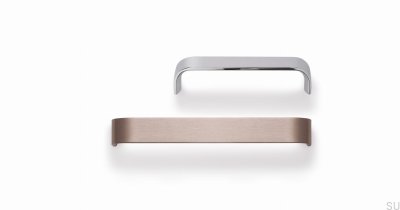 Tirador para mueble alargado Sense 128 Cromo brillo