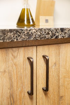 Tirador para mueble alargado Redo 192 Bronce Antiguo