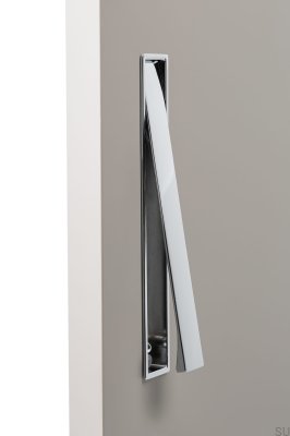 Tirador para mueble empotrable Clos 128 Cromo brillo