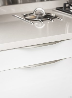 Tirador para mueble Edge Forma 0250 247 Aluminio Plata Cepillado
