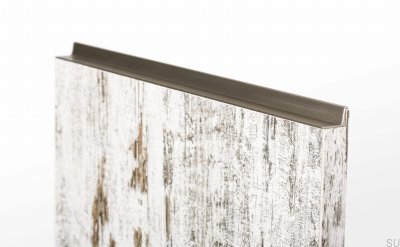 Tirador para mueble Grada 1197 Aluminio Plata canto cepillado