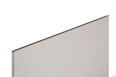 Tirador para mueble Grada 1197 aluminio canto negro