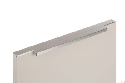 Tirador para mueble Lineal 347 Aluminio canto plata