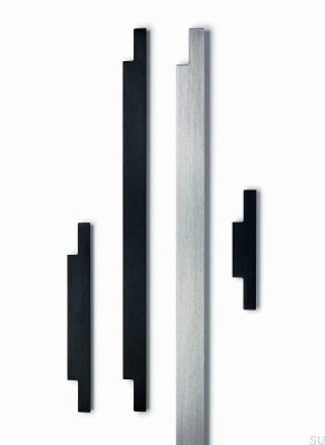 Tirador para mueble Lineal 897 Aluminio canto plata