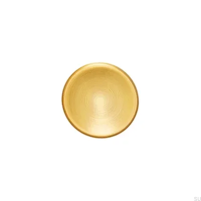 Pomo para mueble Disco 38 Oro Cepillado Cava