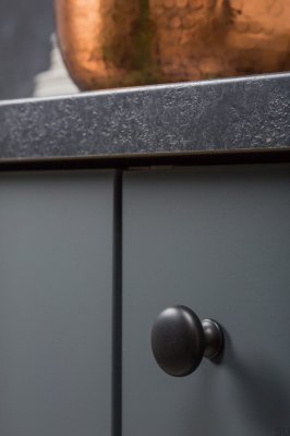 Pomo para mueble Duke Níquel Cepillado