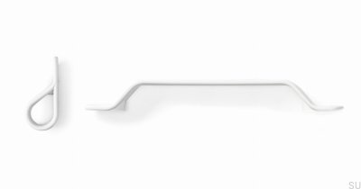 Tirador para mueble alargado Belt 160 Metal Blanco Mate