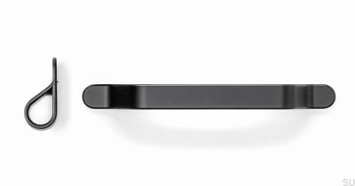 Pomo para mueble Belt Metal Negro Mate