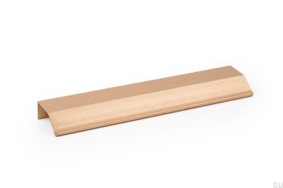 Tirador para mueble Edge Wing 256 Aluminio Oro Cepillado Cava