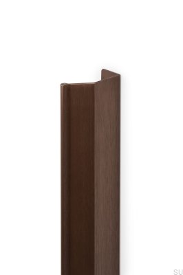 Tirador para mueble Wing 64 Aluminio canto Bronce Antiguo