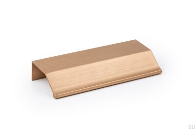 Tirador para mueble Edge Wing 64 Aluminio Oro Cepillado Cava