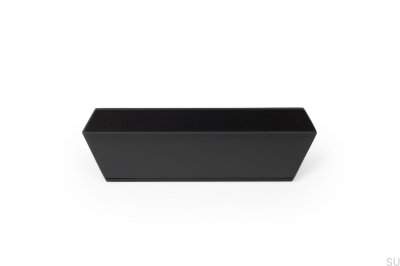 Tirador para mueble alargado Plie 64 Metal Negro Mate