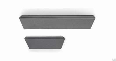 Tirador para mueble alargado Plie 64 Gris Metalizado
