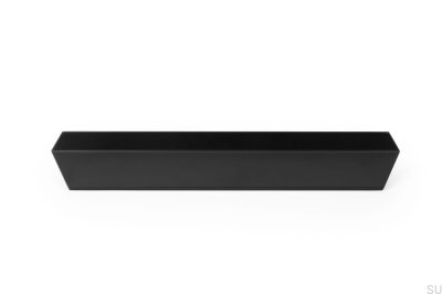 Tirador para mueble alargado Plie 160 Metal Negro Mate