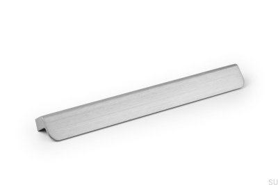 Tirador para mueble alargado Flapp 128/160 Aluminio Plata Cepillado