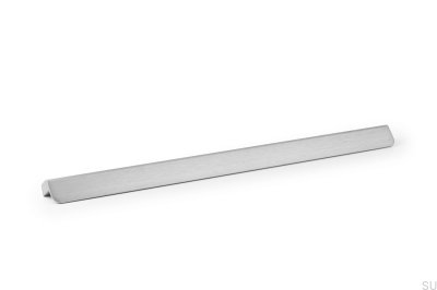 Tirador para mueble alargado Flapp 256 Aluminio Plata Cepillado