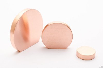 Pomo para mueble Globe 35 Cobre Cepillado Sin Pintar