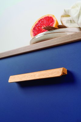 Tirador para mueble alargado Flapp 160 Madera Roble