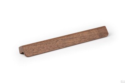 Tirador para mueble alargado Flapp 160 Madera Nogal