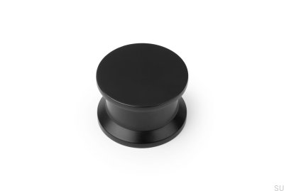 Pomo para mueble OH! Negro Mate Metálico