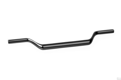 Tirador para mueble ovalado Valley 160 Black Nickel Polished